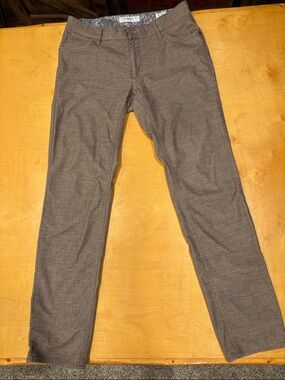 Brax Pants Men's 32x31 Chuck Modern Fit Chino Flat Front Performance Stretch